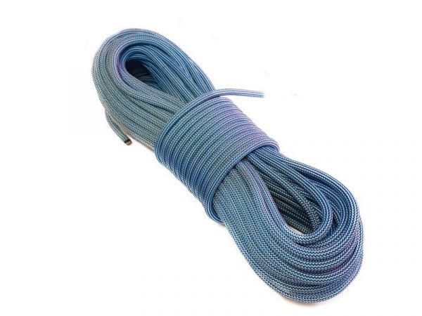 kraxl Seil 9,6mm blau weiß