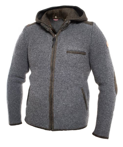 kraxl Herren Kaputzenmerinojacke Franz